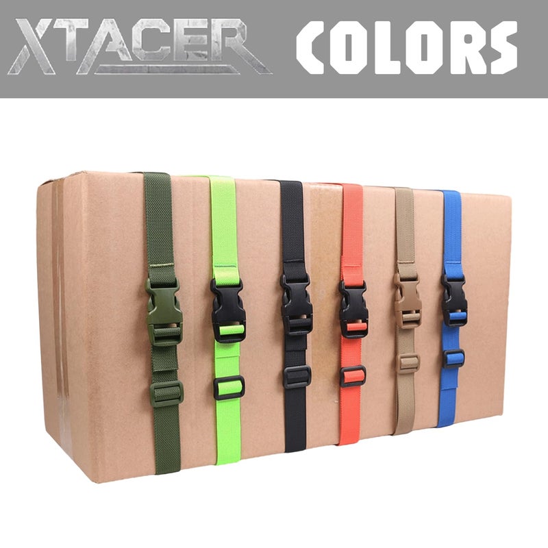 XTACER 1 Inch Molle Backpack Accessory Strap Luggage Straps Cover Strap Sleeping Bag Strap with Buckle (TAN, 40) - Image 5